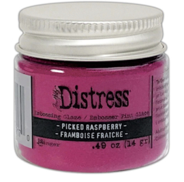 Distress Embossing Glaze Picked Raspberry (TDE79170)