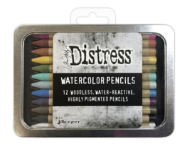 Distress Water Color Pencils Set #1