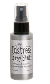 Distress Spray Brushed Pewter