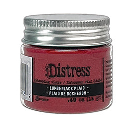 Distress Embossing Glaze Lumberjack Plaid (TDE 82422)