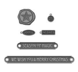 Idea-Ology X-Mas Word Plaques and Tags (TH94352)