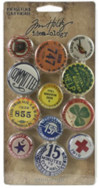 Idea-Ology Vintage Flare Buttons (TH94027)