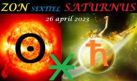 Zon sextiel Saturnus - 26 april 2023