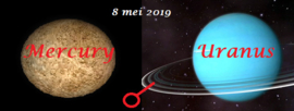 Mercurius conjunct Uranus - 8 mei