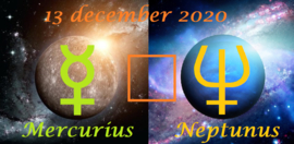 Mercurius vierkant Neptunus - 13 december 2020