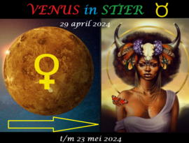 Venus in Stier - 29 april 2024