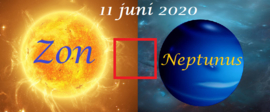 Zon vierkant Neptunus - 10 juni 2020