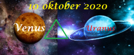 Venus driehoek Uranus - 10 oktober 2020