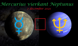 Mercurius vierkant Neptunus - 7 december 2021