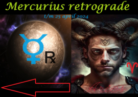 Mercurius retrograde - t/m 25 april 2024