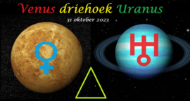 Venus driehoek Uranus - 31 oktober 2023