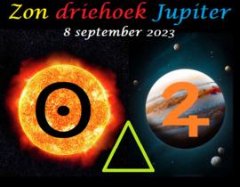 Zon driehoek Jupiter - 8 september 2023