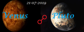Venus oppositie Pluto 21-07-2019