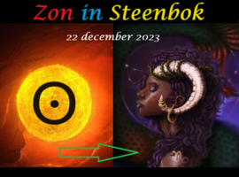 Zon in Steenbok - 22 december 2023