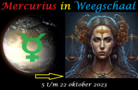 Mercurius in Weegschaal - 5 oktober 2023