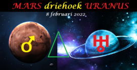 Mars driehoek Uranus - 8 februari 2022