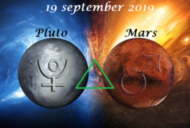 Mars driehoek Pluto - 19 september