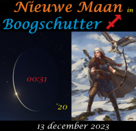 Nieuwe Maan in Boogschutter - 13 december 2023