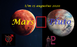 Mars vierkant Pluto - 11 t/m 15 augustus