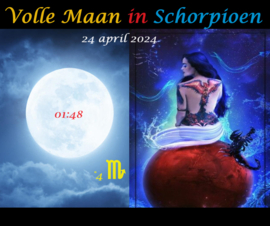 Volle Maan in Schorpioen - 24 april 2024