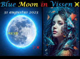 Blauwe SuperMaan in Vissen - 31 augustus 2023