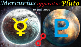 Mercurius oppositie Pluto - 10 juli 2023