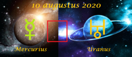 Mercurius vierkant Uranus - 10 augustus 2020