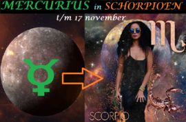 Mercurius in Schorpioen - 29 oktober 2022