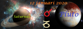 Saturnus conjunct Pluto - 12 januari 2020