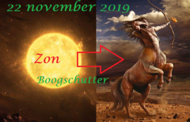 Zon in Boogschutter - 22 november 2019
