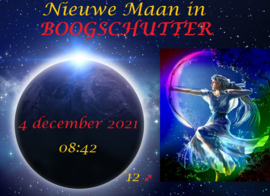 Nieuwe Maan in Boogschutter - 4 december 2021