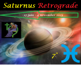 Saturnus Retrograde - 17 juni 2023