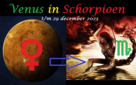 Venus in Schorpioen - 4 december 2023