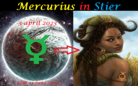 Mercurius in Stier - 3 april 2023