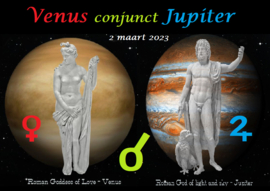 Venus conjunct Jupiter - 2 maart 2023