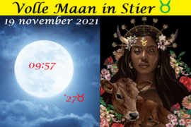 Volle Maan in Stier - 19 november 2021