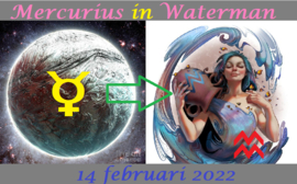 Mercurius in Waterman - 14 februari 2022