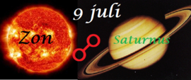 Zon oppositie Saturnus - 9 juli 2019