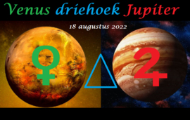 Venus driehoek Jupiter - 18 augustus 2022