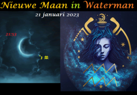 Nieuwe Maan in Waterman - 21 januari 2023