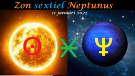 Zon sextiel Neptunus - 11 januari 2022