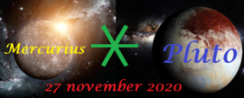 Mercururius sextiel Pluto - 27 november 2020