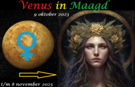 Venus in Maagd- 9 oktober 2023