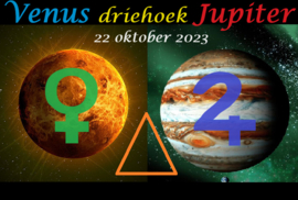 Venus driehoek Jupiter - 22 oktober 2023