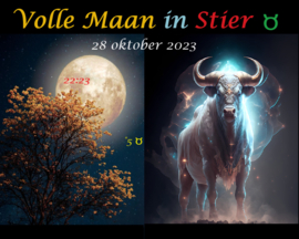 Volle Maan in Stier - 28 oktober 2023 - Maansverduistering