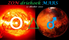 Zon driehoek Mars - 17 oktober 2022