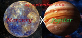 Mercurius sextiel Jupiter - 24 september 2019
