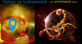 Venus in Schorpioen - 10 september 2021