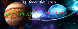 Jupiter driehoek Uranus - 15 december