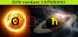 Zon vierkant Saturnus - 30 oktober 2021